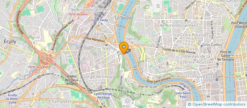 localisation de l'entreprise MADAME LAURENCE MARTIN BOUVARD  LYON