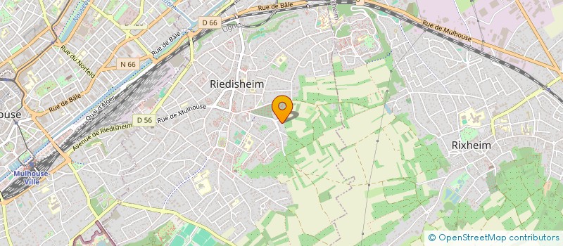 localisation de l'entreprise MADAME LAURENCE MARTINE ORBILLOT à RIEDISHEIM
