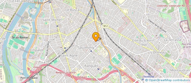 localisation de l'entreprise MADAME LAURENCE MARTY  TOULOUSE