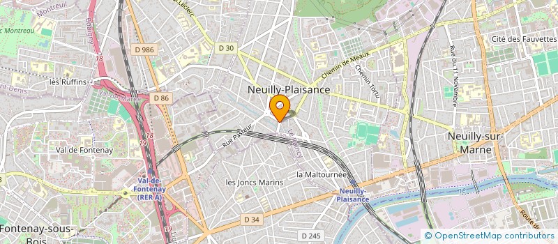 localisation de l'entreprise MADAME LAURENCE MASLIAH à NEUILLY-PLAISANCE