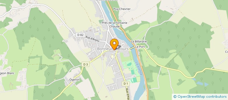 localisation de l'entreprise MADAME LAURENCE MASSE  BONNEUIL-MATOURS