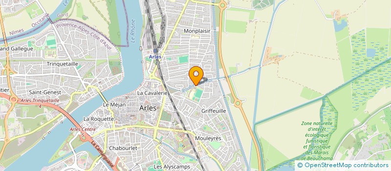 localisation de l'entreprise MADAME LAURENCE MASSON  ARLES