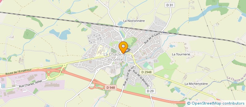 localisation de l'entreprise MADAME LAURENCE MATHEVET  LA CHAIZE-LE-VICOMTE