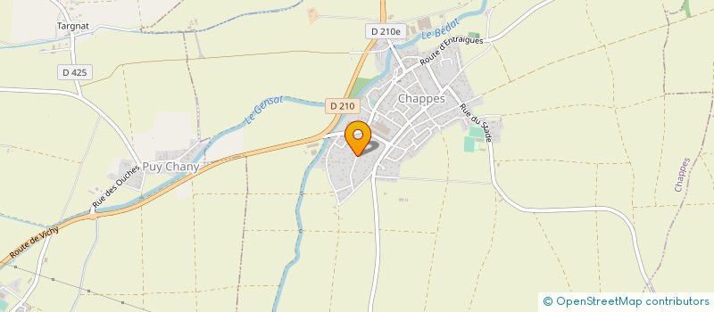 localisation de l'entreprise MADAME LAURENCE MATHIEU  ENNEZAT