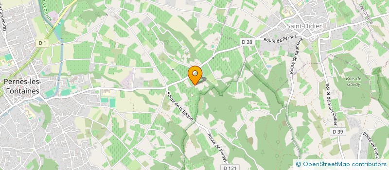 localisation de l'entreprise MADAME LAURENCE MATOSSY  PERNES-LES-FONTAINES