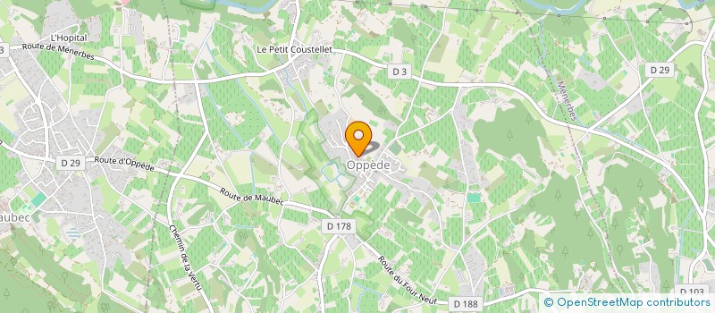 localisation de l'entreprise MADAME LAURENCE MATTELIN  OPPEDE