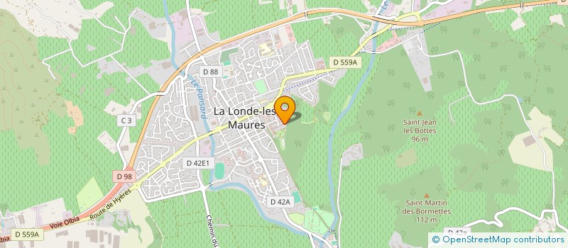 localisation de l'entreprise MADAME LAURENCE MAULEON à LA LONDE-LES-MAURES