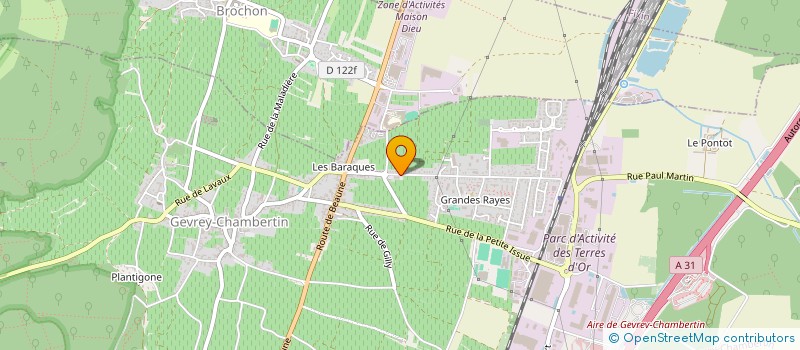 localisation de l'entreprise MADAME LAURENCE MAUME  GEVREY-CHAMBERTIN