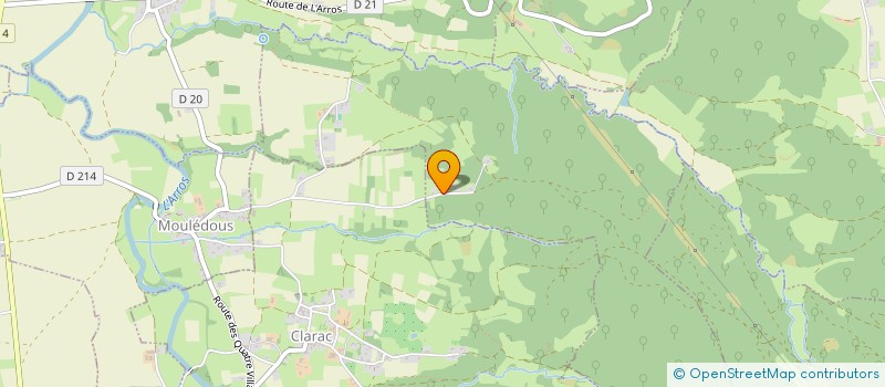localisation de l'entreprise MADAME LAURENCE MAUNIT  MOULEDOUS