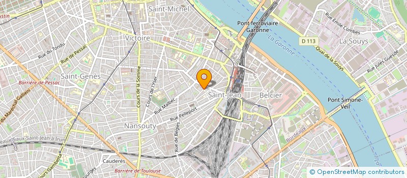 localisation de l'entreprise MADAME LAURENCE MAUVIGNEY à BORDEAUX