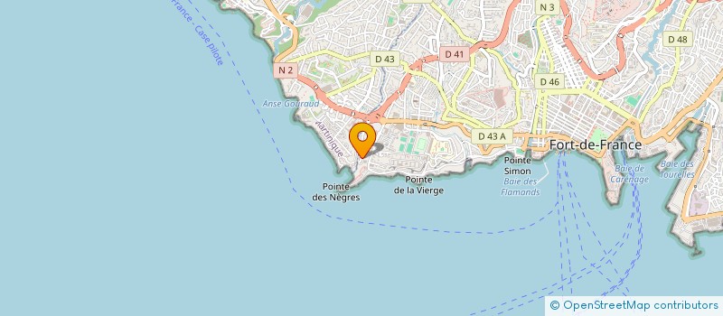 localisation de l'entreprise MADAME LAURENCE MELON  FORT-DE-FRANCE