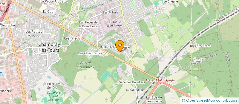 localisation de l'entreprise MADAME LAURENCE MELZER  CHAMBRAY-LES-TOURS