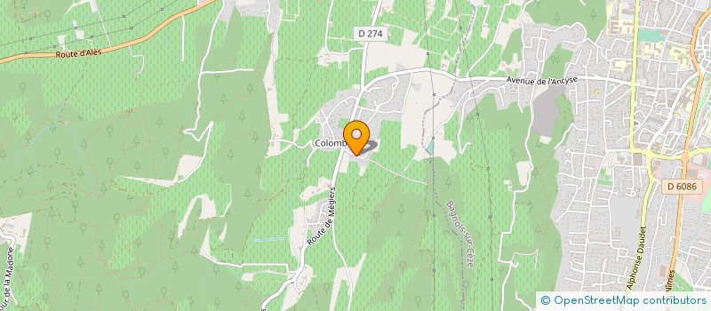 localisation de l'entreprise MADAME LAURENCE MENOZZI  SABRAN