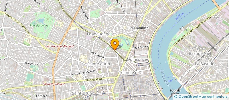 localisation de l'entreprise MADAME LAURENCE MERCIER à BORDEAUX