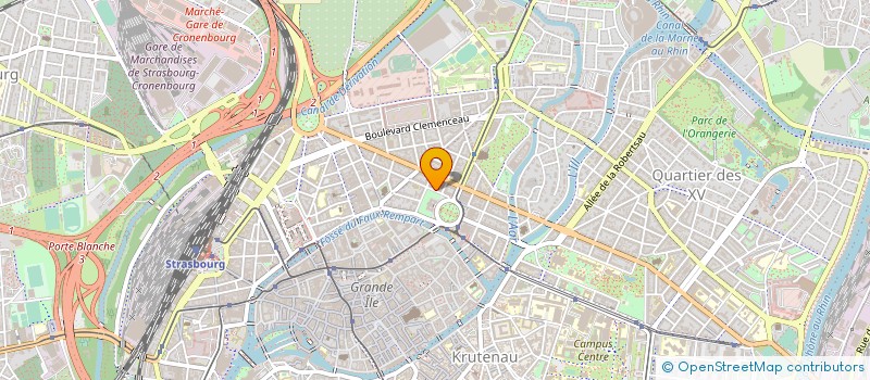 localisation de l'entreprise MADAME LAURENCE MERGER  STRASBOURG