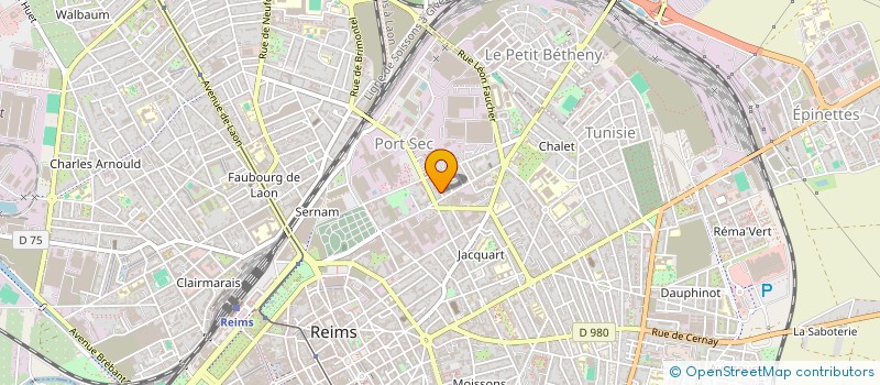 localisation de l'entreprise MADAME LAURENCE MERIGUET  REIMS