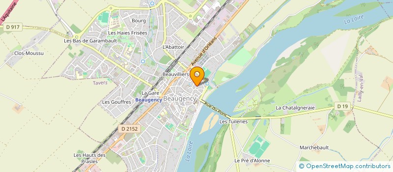 localisation de l'entreprise MADAME LAURENCE MERILLON à BEAUGENCY