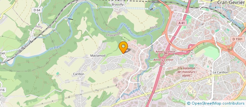 localisation de l'entreprise MADAME LAURENCE MERMILLOD-BARON  CHAVANOD