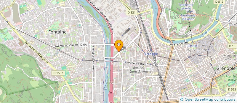 localisation de l'entreprise MADAME LAURENCE MESANGE  GRENOBLE