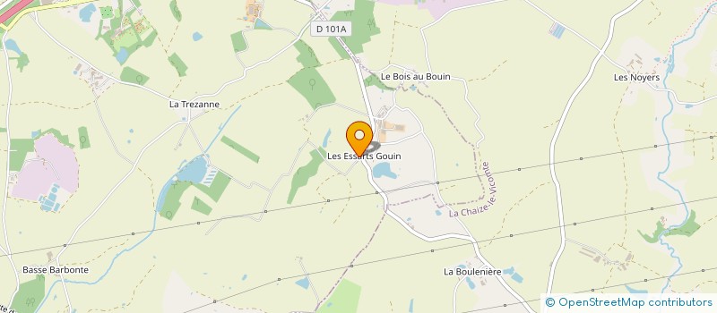 localisation de l'entreprise MADAME LAURENCE METIVIER à LA ROCHE-SUR-YON