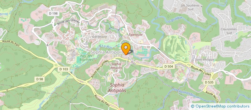 localisation de l'entreprise MADAME LAURENCE MEURMANS  VALBONNE