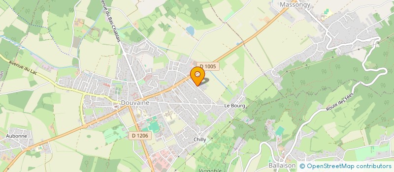 localisation de l'entreprise MADAME LAURENCE MEYER  DOUVAINE