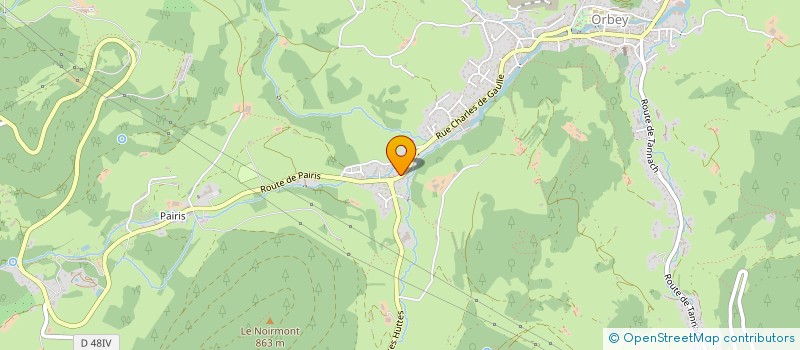 localisation de l'entreprise MADAME LAURENCE MICHEL  ORBEY