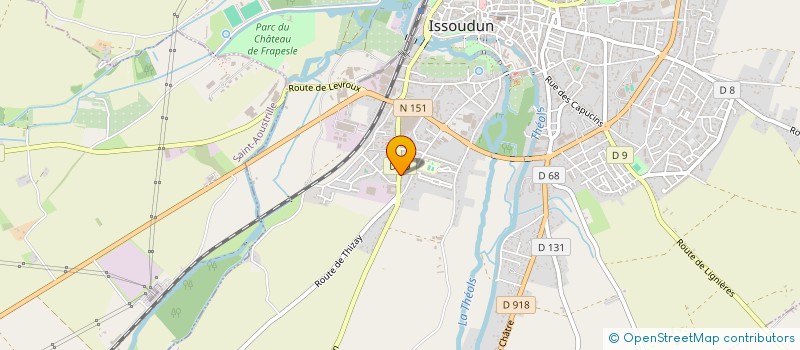 localisation de l'entreprise MADAME LAURENCE MIJOIN à ISSOUDUN