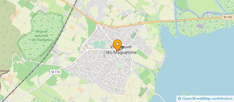 localisation de l'entreprise MADAME LAURENCE MIKOLAJCZYK  VILLENEUVE-LES-MAGUELONE