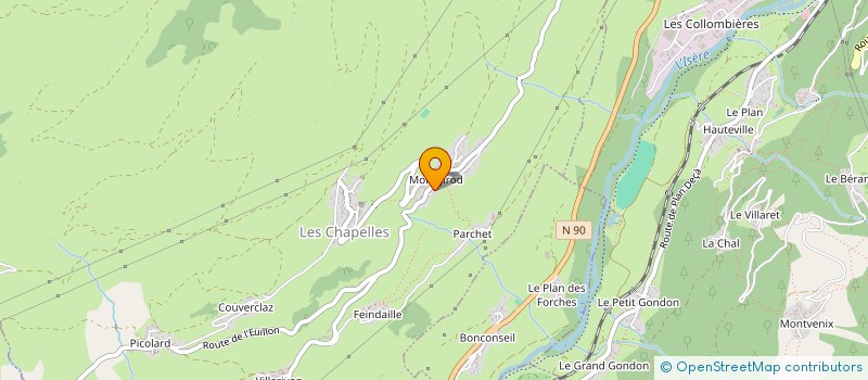 localisation de l'entreprise MADAME LAURENCE MILLE  LES CHAPELLES