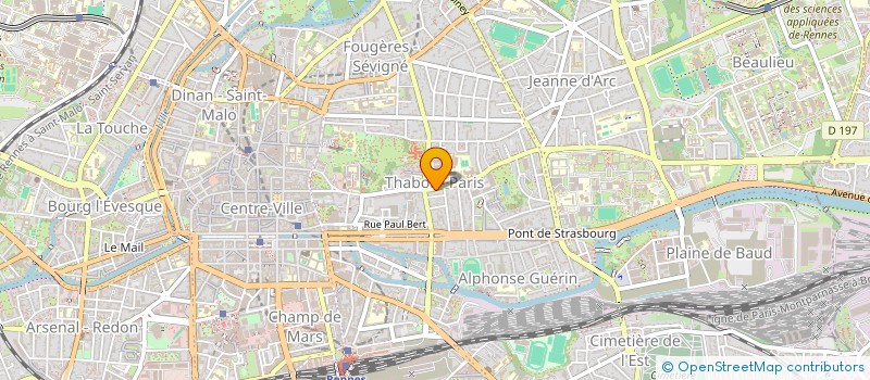 localisation de l'entreprise MADAME LAURENCE MOGUEROU à RENNES
