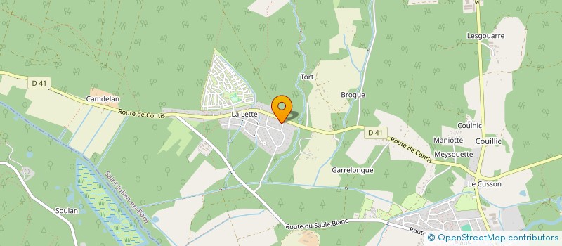 localisation de l'entreprise MADAME LAURENCE MOINE  SAINT-JULIEN-EN-BORN