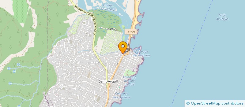 localisation de l'entreprise MADAME LAURENCE MOLLE à FREJUS