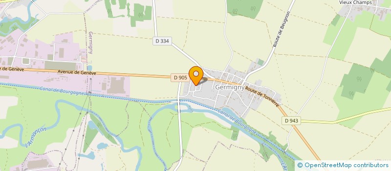 localisation de l'entreprise MADAME LAURENCE MONAMY  GERMIGNY