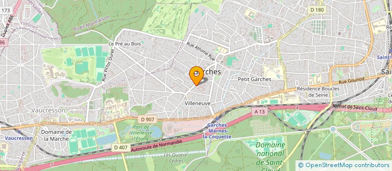 localisation de l'entreprise MADAME LAURENCE MONOT à GARCHES