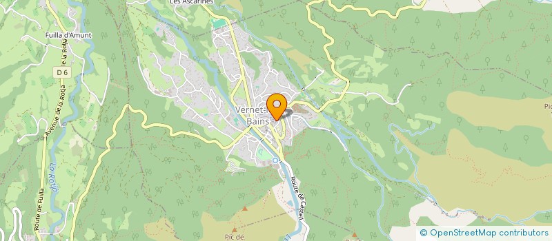 localisation de l'entreprise MADAME LAURENCE MONSO  VERNET-LES-BAINS