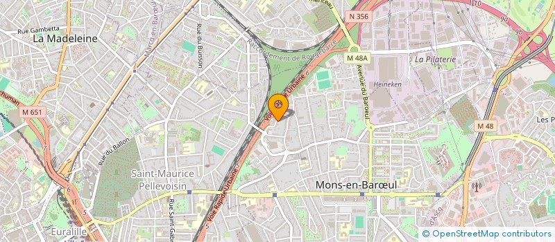 localisation de l'entreprise MADAME LAURENCE MOONS  MONS-EN-BARUL