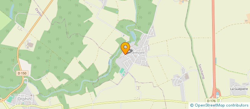 localisation de l'entreprise MADAME LAURENCE MOREL  ORCEMONT