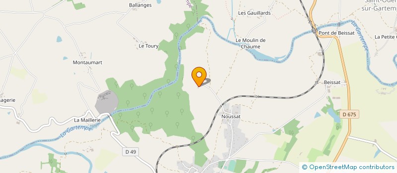 localisation de l'entreprise MADAME LAURENCE MORICHON  PEYRAT-DE-BELLAC