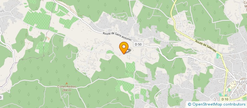 localisation de l'entreprise MADAME LAURENCE MORILLON  LORGUES