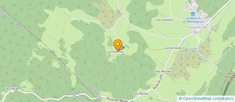 localisation de l'entreprise MADAME LAURENCE MORISSON à CHAPELLE-DES-BOIS