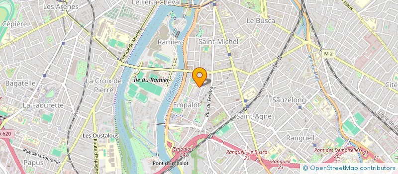 localisation de l'entreprise MADAME LAURENCE MOUNIER à TOULOUSE