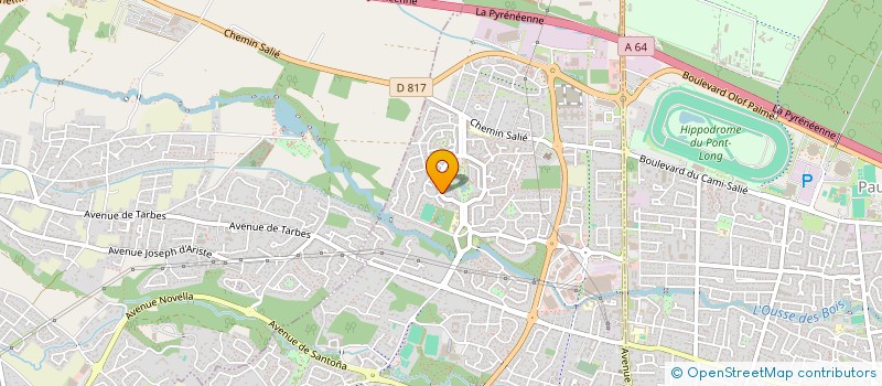 localisation de l'entreprise MADAME LAURENCE MOURGUE  LONS