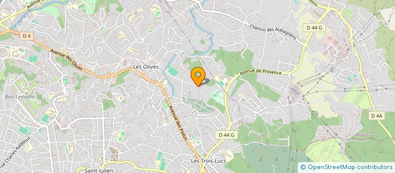localisation de l'entreprise MADAME LAURENCE MOURGUES à MARSEILLE