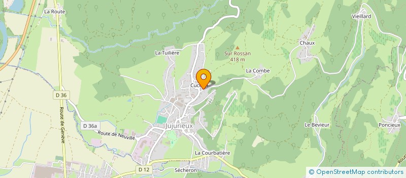 localisation de l'entreprise MADAME LAURENCE MOUROT à JUJURIEUX