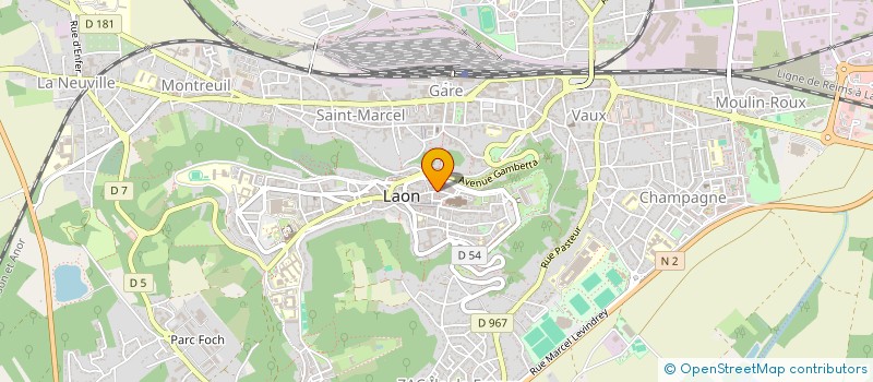 localisation de l'entreprise MADAME LAURENCE MOUTARDE à LAON