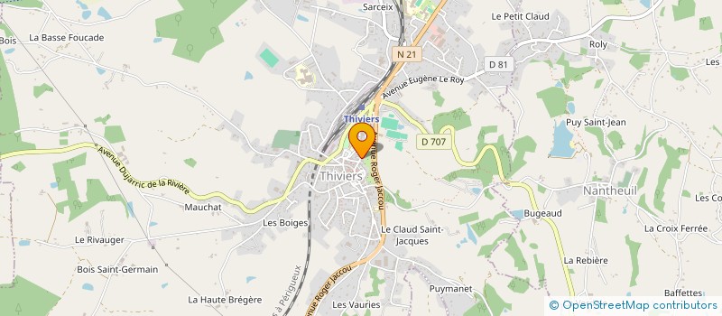 localisation de l'entreprise MADAME LAURENCE MUCHERON à MILHAC-DE-NONTRON