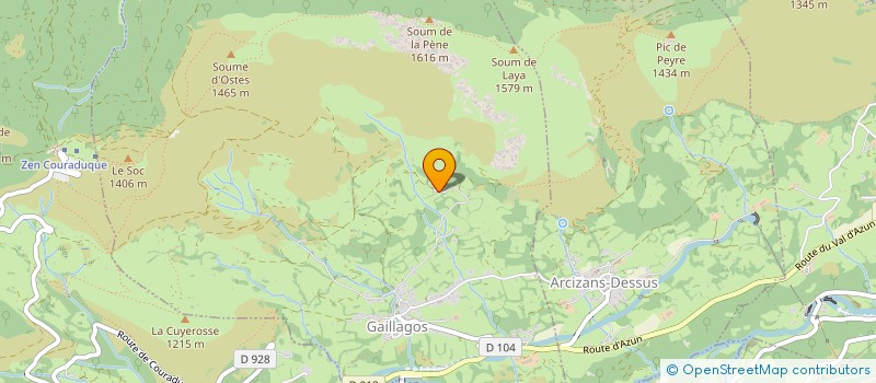 localisation de l'entreprise MADAME LAURENCE MUGUET  GAILLAGOS