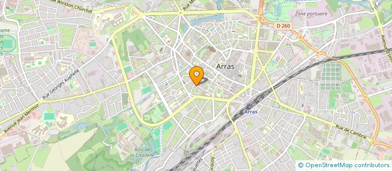 localisation de l'entreprise MADAME LAURENCE MUSSAULT à ARRAS