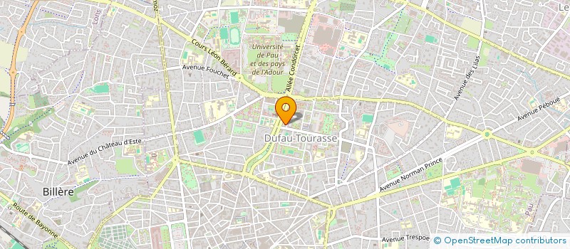 localisation de l'entreprise MADAME LAURENCE NADEAU à PAU